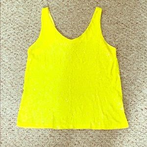 J Crew Bright Sequin Top